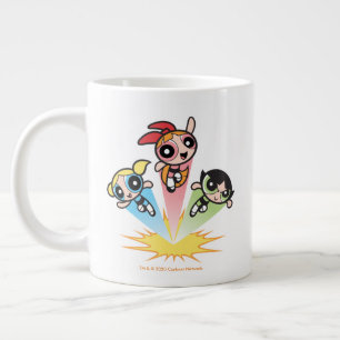 Starta Powerpuff-flickorna i Luft Jumbo Mugg