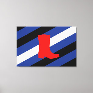 Starta Prideflagga Canvastryck