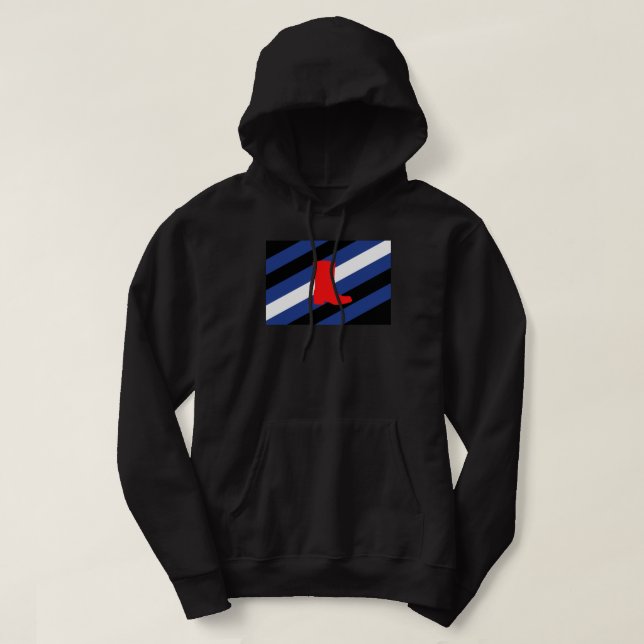 Starta Prideflagga Hoodie (Design framsida)