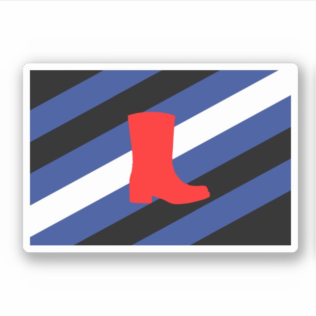 Starta Prideflagga Klistermärken (Framsida)