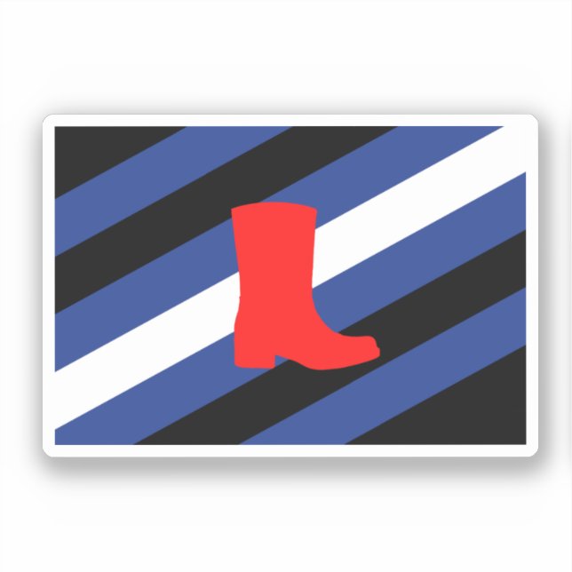 Starta Prideflagga Klistermärken (Framsida)