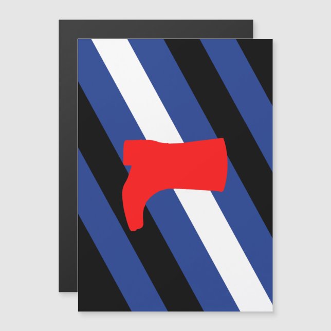 Starta Prideflagga Magnetisk Inbjudningskort (Fram/baksida)