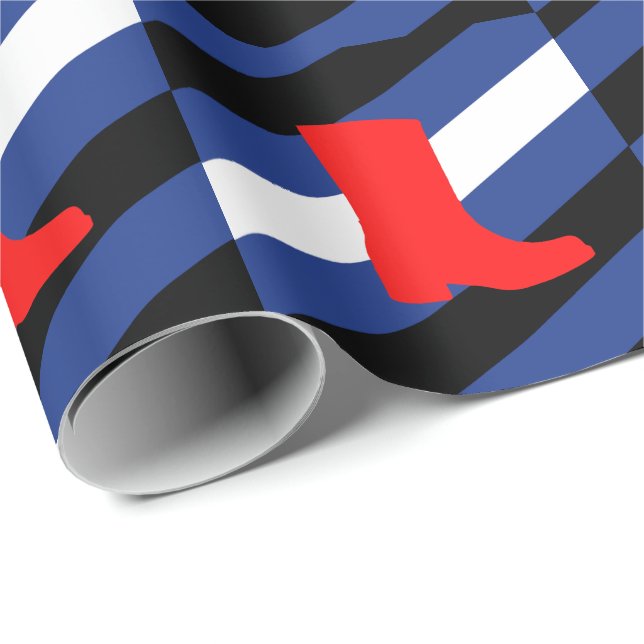 Starta Prideflagga Presentpapper (Rullad Hörn)