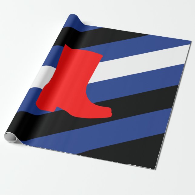 Starta Prideflagga Presentpapper (Utrullad)