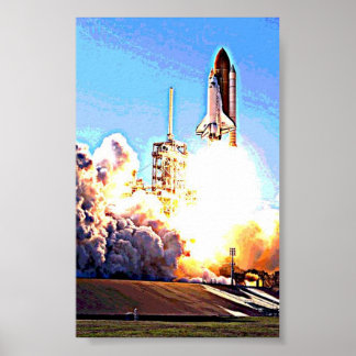 Starta rymdfärjan poster