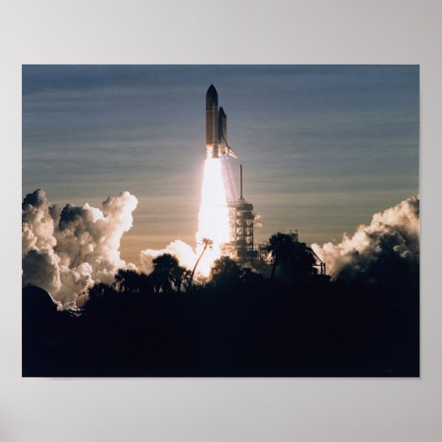 Starta sökning efter rymdfärder (STS-60) Poster (Framsidan)