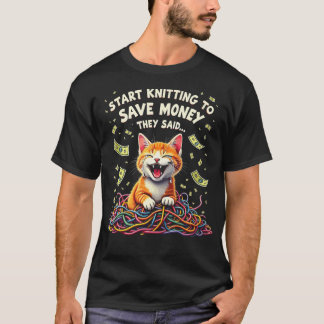 Starta Stickning De Sa Roligt T Shirt