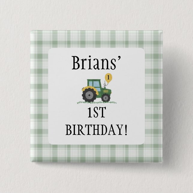 Starta traktorns kvadratknapp knapp (Framsida)