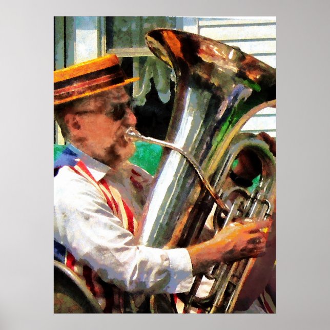 STARTA UNDER $20 - Tuba Player Poster (Framsidan)