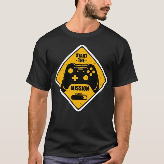 Starta Uppdraget - Laddar T Shirt (Framsida)