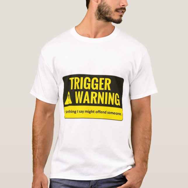 Starta varningsT-tröja T Shirt (Framsida)