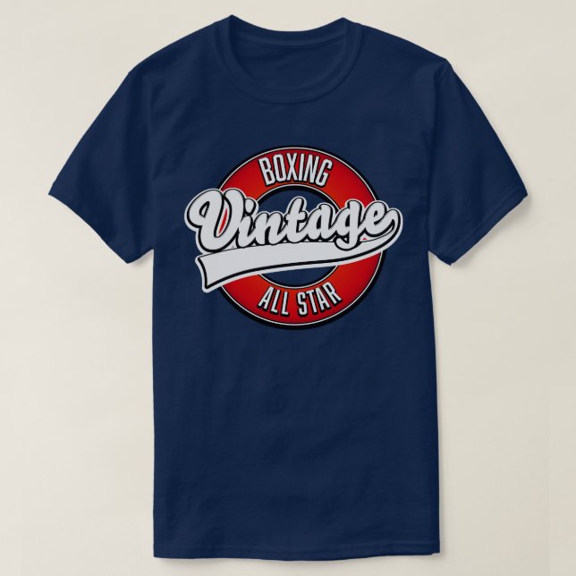 Starta vintage med alla stjärnor t shirt (Design framsida)