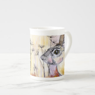 Startade Hare-benet china mugg Benporslin Mugg
