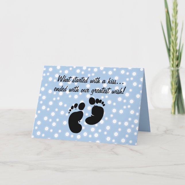 Startade med en kyskblå Anpassningsbar Meddelande (Framsida)