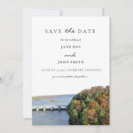 Startade Sten Illinois State Park Spara Datumet