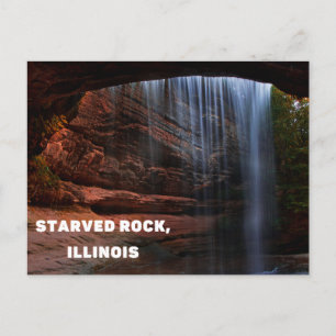 Startade Sten State Park Illinois Vykort