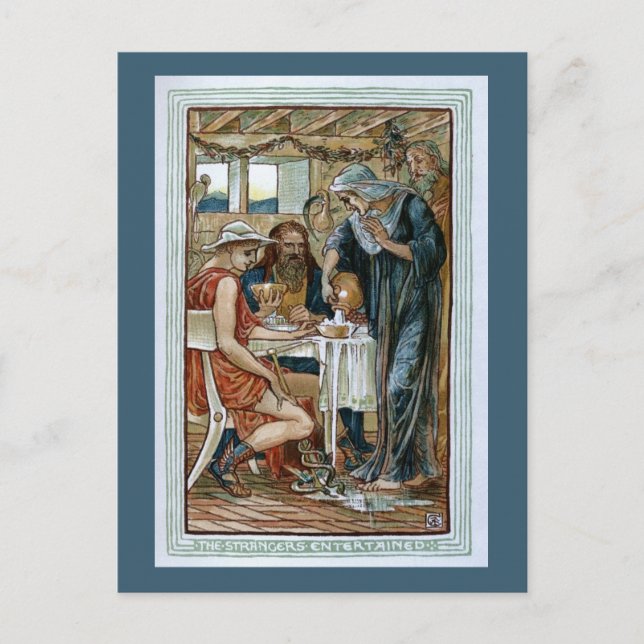 Startade striangers, vykort (Framsida)