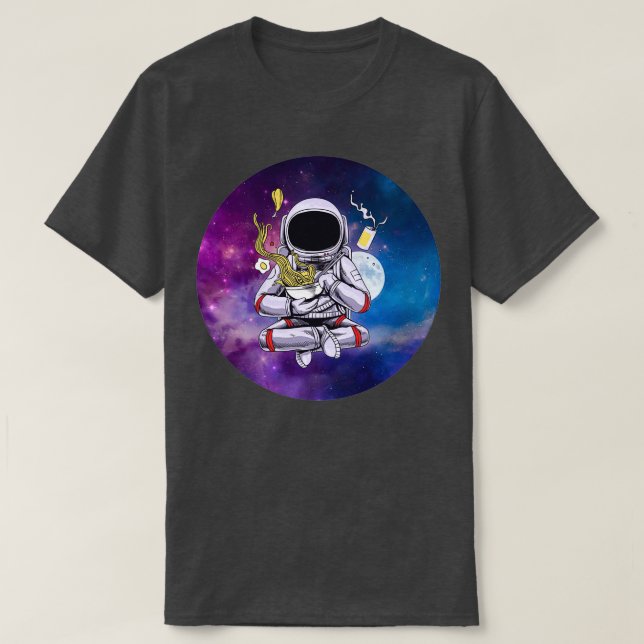Startande astronaut i Rymden T Shirt (Design framsida)