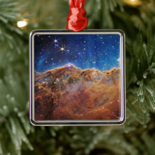 Startande region NGC 3324 i Carina Nebula. Julgransprydnad Metall
