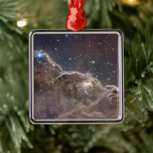 Startande region NGC 3324 i Carina Nebula. Julgransprydnad Metall