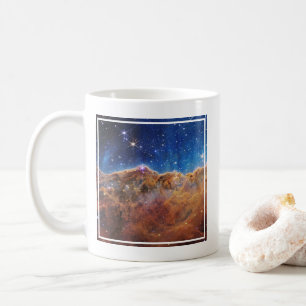 Startande region NGC 3324 i Carina Nebula. Kaffemugg
