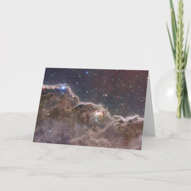 Startande region NGC 3324 i Carina Nebula. Kort (Framsida)