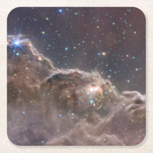 Startande region NGC 3324 i Carina Nebula. Underlägg Papper Kvadrat