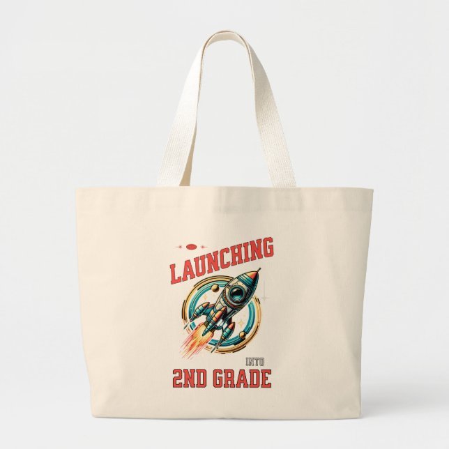 Startar 2:a klass - Tillbaka till skolan  Jumbo Tygkasse (Framsidan)