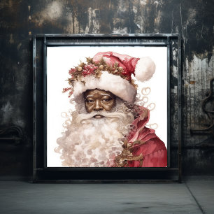 Startar Black Santa Poster