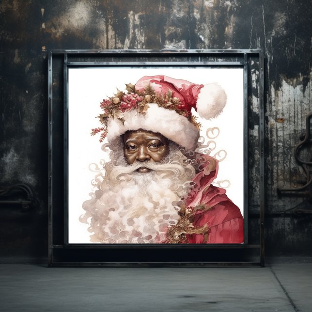 Startar Black Santa Poster (Skapare uppladdad)