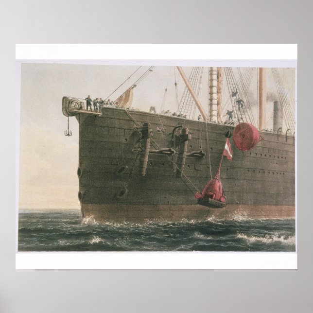 Startar buoy, 8 augusti, 1865, markerar poster (Framsidan)