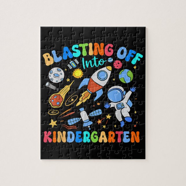 Startar För Fullt Till Förskoleklass Hösttermin Pussel (Vertikal)