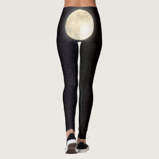 Startar Himlar i fullmånsknapp Leggings