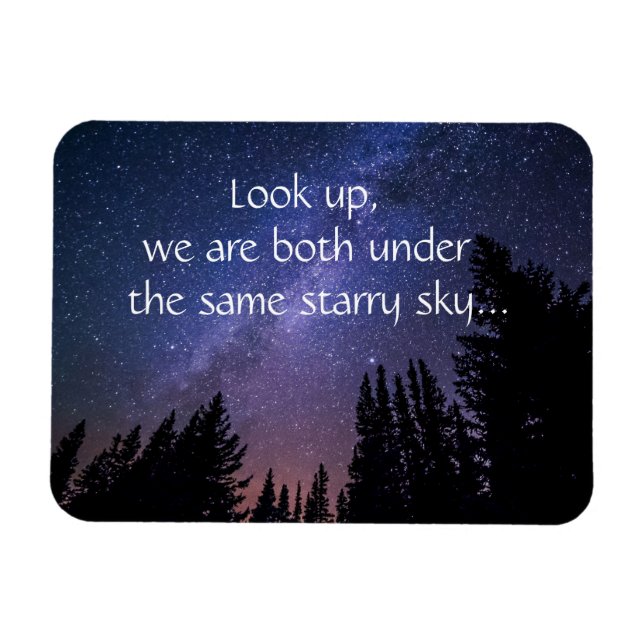 Startar Himlar Magnet (Horisontell)