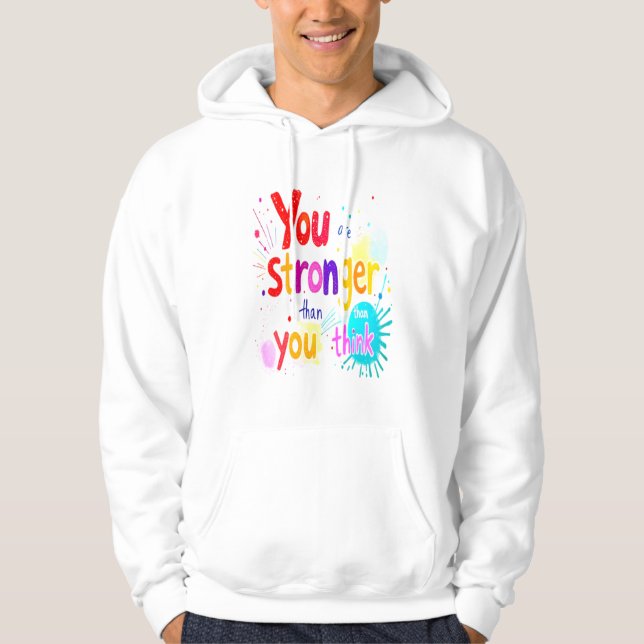 Startar offerttypografi hoodie (Framsida)