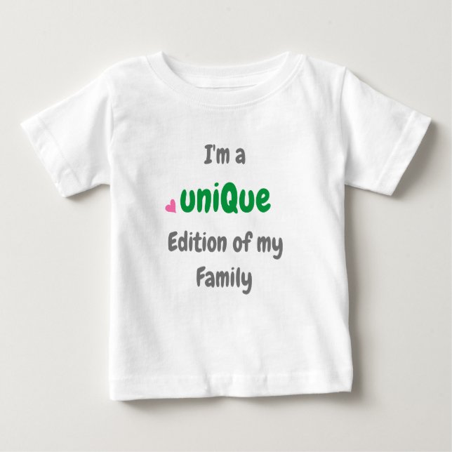 Startar offertversionen av min familjetext t shirt (Framsida)