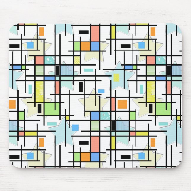 Startar på en kontrollerad bakgrund. musmatta (Framsidan)