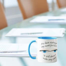 Startar på jobbet i timmar, skapar fortfarande int mugg