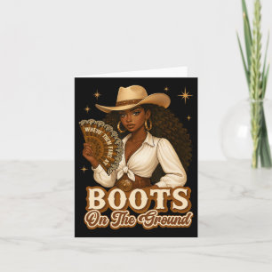 Startar på marken den 18:e cowgirl där de kort