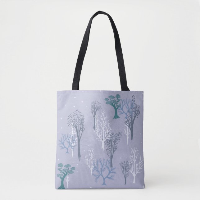 Startar Skogen Tote Bag Tygkasse (Framsida)
