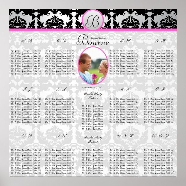 Startar vid 12,80 Bröllop fotosätesdiagram Poster (Framsidan)