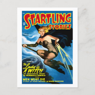 Startartiklar (mars 1950) vykort