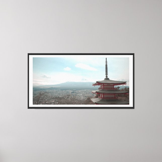 Startat Kanvastryck - Mt Fuji (Framsida)