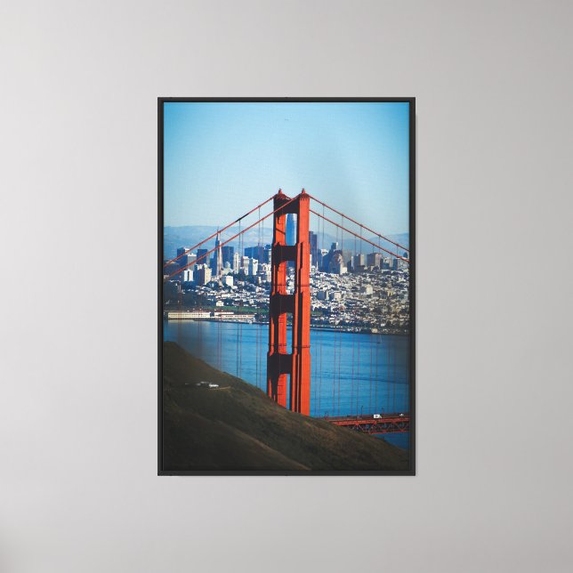 Startat Kanvastryck - San Francisco City (Framsida)