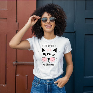 Startdag med Meow, Hashtag Catmamma T Shirt