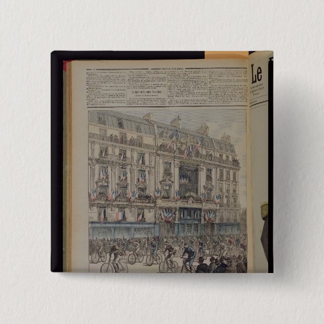 Starten av denBrest cykeltävlingen Knapp (Framsida)