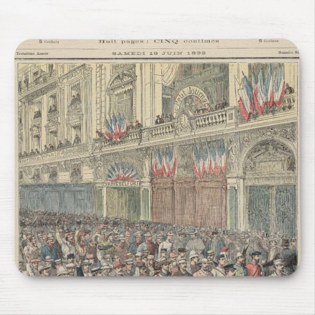 Starten av vägtävlingen musmatta (Framsidan)