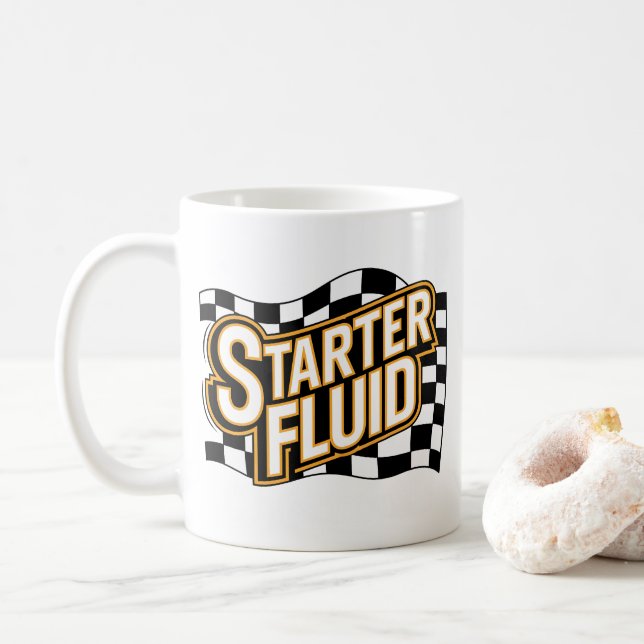 Starterfluid för Kaffe koppar Humor (Med munk)