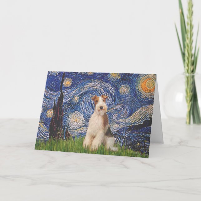 Starthatt - Wire Fox Terrier 3 Kort (Framsida)