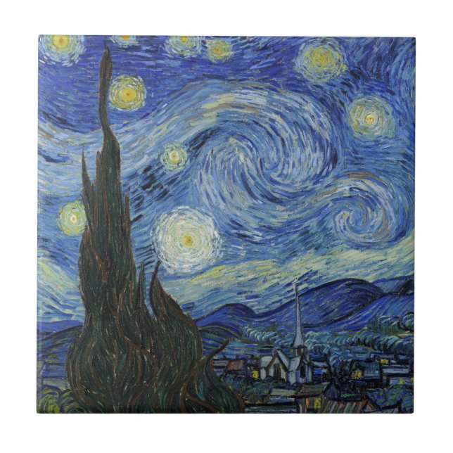 Starthatten av Van Gogh Kakelplatta (Framsidan)